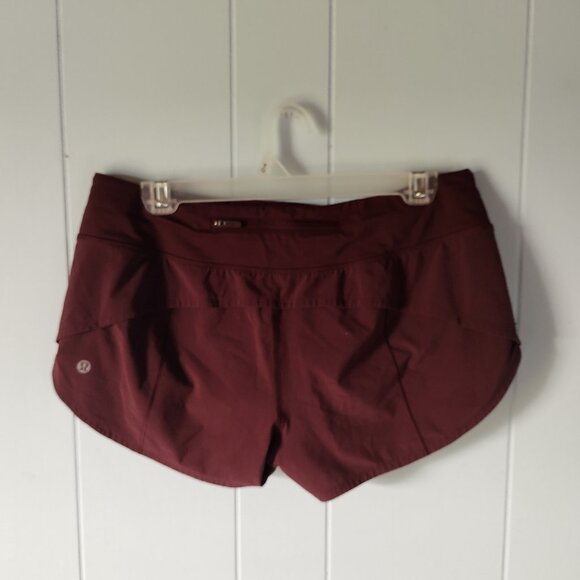 Lululemon Athletica Speed Up Short 2.5" Running Short in Cassis (Size 8) - Picture 2 of 12